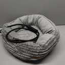 Heated Cat Bed for Indoor Cats, 20 Electric Cat Heated Bed Pet Warming Bed for Cats and Small Dogs, Washable Calming Round Donut Pet Bed with Heating Pad, Indoor Use