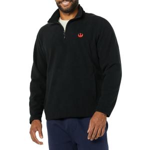 Amazon Essentials Disney | Marvel | Star Wars Men's Polar Fleece Quarter-Zip Mock Jackets (Medium)