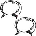 ABS Wheel Speed Sensor Front Left and Right Fits for 2002 2003 2004 2005 2006 2007 2008 2009 Chevy Trailblazer EXT SSR, GMC Envoy XL XUV Buick Rainier, Saab 9-7x, Oldsmobile Bravada, 2PCS