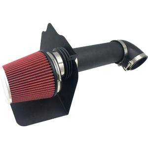 Intake Pipe Perfit Formance Cold Air Intake Kit with Filter 2005-2010 Fit for Dodge/Chrysler (Challenger, Charger, 300) 5.7L 6.1L V8 (Black Tube & Red Filter)