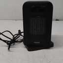 Space Heaters for Indoor Use, 1500W Electric Heater, Desk Heater with Heating and Fan Modes in Office with Thermostat, Small Space Heaters for Bedroom and Indoor Use (Grey)