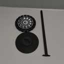 AHANDMAKER Pendulum Display Stand Wooden Pendulum Display Stand Stones Rocks Crystal Pendulum Holder with 18 Slots for Crystals Necklaces Accessories Decoration Spirit Altar Decoration - Geometric Moon Phases