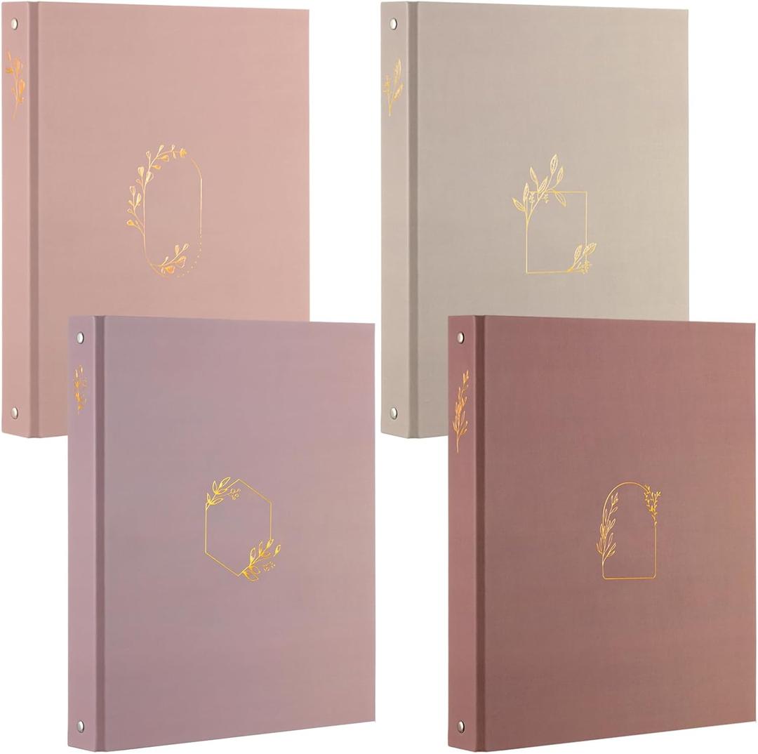 4 Pcs Aesthetic 3 Ring Binder Sturdy 1 Inch Cute Binder Fits 11" x 8.5" Letter Sized Paper for Women Men School Office Home Supplies Work Organize Paperwork, 4 Colors(Morandi) 4 Pcs Aesthetic 3 Ring Binder Sturdy 1 Inch Cute Binder Fits 11" x 8.5" Letter Sized Paper for Women Men School Office Home Supplies Work Organize Paperwork, 4 Colors(Morandi)