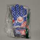 Soccer Goalie Gloves Fingersave for Kids Youth Adults with 7.5MM Strong Grip Palm Flexible Finger Spines Goalkeeper Gloves (Size 4 (Ages 6-9), Black)