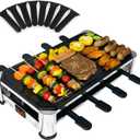 TAMARIT 8-Person Raclette Grill, Electric Table Grill for family gatherings