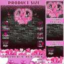 Generic Breast Cancer Awareness Photography Backdrop Breast Cancer Awareness Month Outdoor Yard Sign Hanging Banner Breast Cancer Charity Party Decoration Supplies (70.8x78.7inch (1.8 x 2m))