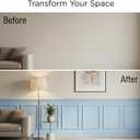 REFGY Peel and Stick Wall Molding Kit, 20"x16" Pre-Cut Wainscoting Panels, Ready-to-Assemble Self-Adhesive Walltrim for Living Room Bedroom Accent Wall Dcor, Paintable & Lightweight Polystyrene
