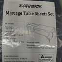 4 Sets Extra Thick Massage Table Sheets Sets Soft Premium Microfiber 3 Piece Set Massage Sheet Set for Salon Spa Bed Include Fitted Covers Flat Sheets Face Cradle Cover