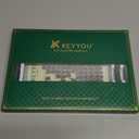 KEYYOU Lash Clusters Kit Natural Wispy DIY Lash Extension Kit 144pcs Lash Clusters Eyelash Extension Kit with Mascara Brush Bond and Seal Glue Remover Applicators Brush for Lash Extensions (Y01 Kit)