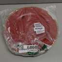 Red Charger Plates with Beaded Rim, 13" Round Charger for Dinner Plates, Set of 6 Plastic Plate Chargers for Wedding, Thanksgivng, Christmas.