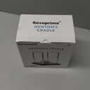 5 Large Beads Newton's Cradle Balance Balls Desk Toys Office Decorations with Black Wooden Base Desk Balance Balls Fun Science Physics Toys for Office/Bedroom/Living Room