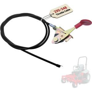 290-348 Throttle Control Cable Replacement for Exmark Lazer Z AS, E, S, X Series Zero-Turn Mowers - Replace 116-1972