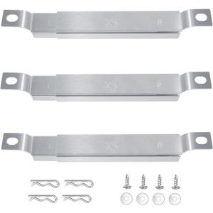 Welbocom Burner Crossover Channel Tubes for Charbroil Grill 463377319 463352521 463354021 463370719, Char Broil Grill Replacement Parts, Grill Repair kit, Nexgrill 720-0830H, Kenmore, CharGriller(3-Sets)