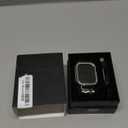 SUPLINK Stainless Steel Case Bands Compatible with Apple Watch Series 10 46mm Band/Apple Watch Series 11 46mm Band for Men, Metal Rugged Protective Bumper Case for iWatch Bands Men, Silver