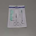Westcott 00502 Die Cutting Crafting Tools Set with Crafting Tweezers, Detail Scissors, XL Scraper and Weeder Tool, 4 Piece