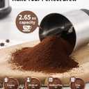 SHARDOR One Touch Coffee Grinder Electric, Spice, Herb, For Coffee Bean Spices and Seeds with 1 Removable Stainless Steel Bowl, Dry Grinder, Silver