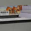 Empty Watercolor Palette, Empty Watercolor Tin with Fold Out Palette, Large Purple Watercolor Tray Palette with 52 Empty Half Pans for Plein Air Painting and Sketching