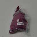 Charmo Scalloped Maternity Bikini Swimsuit Two Piece High Waist Ruched Pregnancy Bathing Suit Cute V Neck Swimwear (Medium, 1a#dark Magenta)