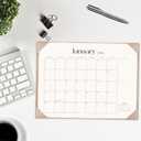 Desk Calendar 2026-2027 with Desk Mat 22" x 17" Large Desk Pad Calendar Runs from January 2026 to June 2027, Office Supplies Desktop Monthly Calendar for Home & Office
