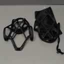 Ice Cleats, Highly Elastic Traction Cleats Grippers with Magic Tape Straps and Storage Bag, Anti Slip Walk Traction Cleats for Hiking Walking on Snow and Ice (L: Women10-15/Men9-13/Foot Length 255-297mm)