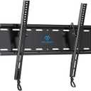 PERLESMITH Tilting TV Wall Mount Bracket Low Profile for Most 23-60 inch LED LCD OLED, Plasma Flat Screen TVs with VESA 400x400mm Weight up to 115lbs, Fits 16" Wood Stud