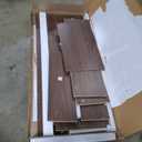 Bush Furniture Cabot 60W L Shaped Computer Desk with Storage in Modern Walnut, 60-inch Corner Table with Drawers for Home Office Workspace