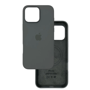 Silicone Case For iPhone 16 Pro Max , Gray