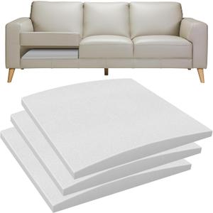 Couch Cushions Support for Sagging Seat 20"X 20"Insert pads Supports Board Sofa Furniture seat Cushion Under Sag Repair, Curved High Density Foam Replacement for Sectional Loveseat Chair Gray Set of 3 (2020, Grey-3p)