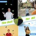 3 Packs Juggling Balls Set for Beginners and Adult, Black and Neon Green Juggling Bean Bags Durable Juggle Ball Kit Easy-to-Handle Mini Juggling Balls, Perfect for Learning, Fun, and Stress Relief