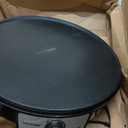 NutriChef Electric Griddle & Crepe Maker | Nonstick 12 Inch Hot Plate Cooktop | Adjustable Temperature Control | Batter Spreader & Wooden Spatula | Used Also For Pancakes, Blintzes & Eggs (One Size)