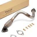 409 Stainless Steel Exhaust Front flex Pipe & Exhaust Front pipe Fits for 2012-2016 Chevrolet Sonic 1.8L, without pzev. With flex fuel. Sonic. 1.8l. (VK-53963)