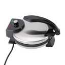 Electric Roti Maker,10 Inch Non Stick Tortilla Press Machine With Adjustable Temperature Control Stainless Steel Cover for Home Kitchen Flatbread Chapati Pizza Crust Making