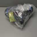 Oversized Bike Seat for Men & Women Comfort, Extra Wide Bicycle Seat Cushion, Comfortable Wing Padded, Large Replacement Saddle for Peloton, Stationary Exercise Bike, Ebike, Cruiser, City Bike (Blue)