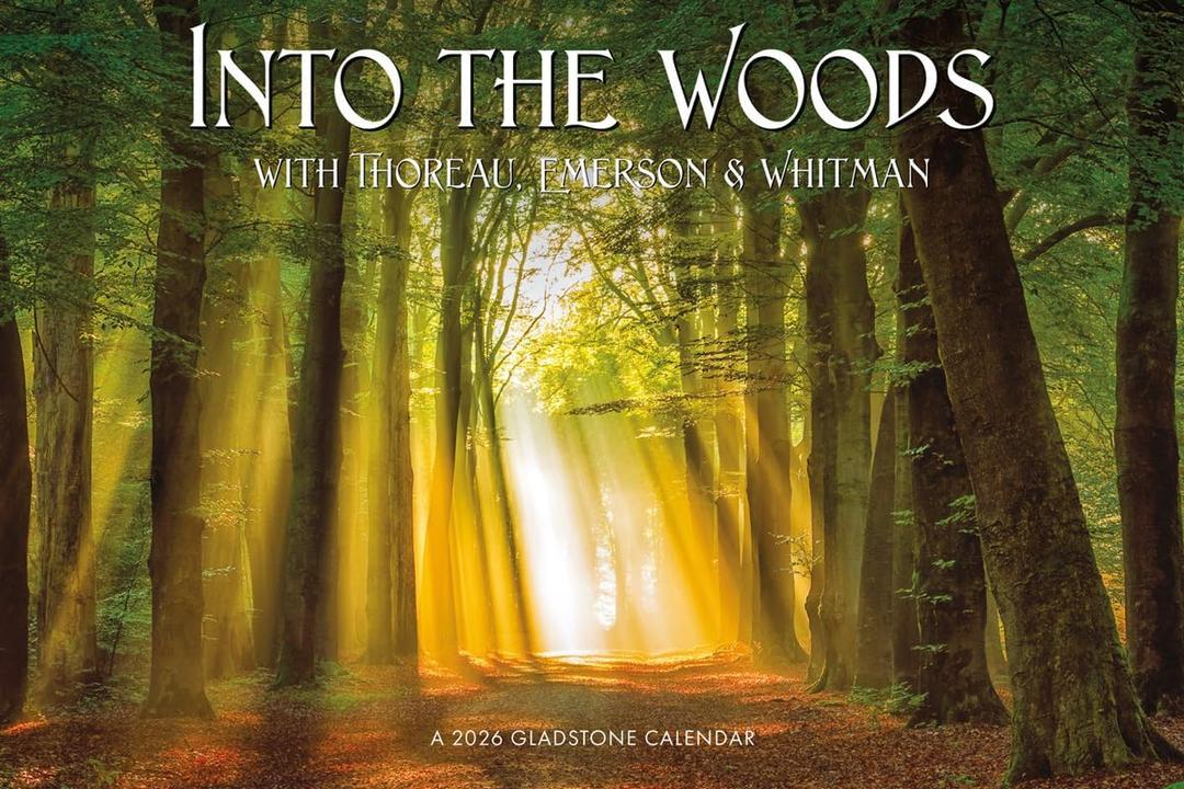 Gladstone Media, Into the Woods 2026 Large Wall Calendar