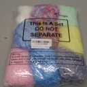 Timgle 9 Skeins Scrubby Yarn for Dishcloths Rainbow Sparkly Yarn for Crocheting Knitting Dishwashing Dishcloths Craft Project(Light Color)