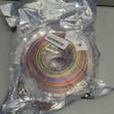 AMOLEN Silk PLA 3D Printer Filament, Dual Color Black Orange PLA 1.75mm, Shiny Color Change Filament 3D Printing PLA Filament for Most FDM 3D Printer, 1kg Spool(2.2lbs)