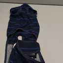 Kuoser Dog Surgery Recovery Suit, Soft Breathable Dog Recovery Suit for Female Spay Male Nueuter, Anti Licking Puppy Onesie Pet Surgical Suit for Dogs Abdominal Wounds Skin Disease, Blue Strips S (Small (Back: 11.4" - 13.4"; Weight: 7 - 15LB))