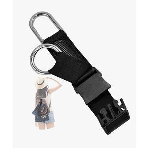 ZINZ Elastic Jacket Gripper Travel Strap with D-Ring Hooks and Buckle, Suitcase Straps Belts Travel Accessories, Makes Your Hands Free