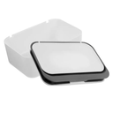 Wet and Dry Tissue Box Wipe Case Wipes Container Wipe Holder Wipe Dispenser Wipes Case Wipes Dispenser Wipe Containers Refillable Wipes Holder Pp Dark Pack of 2