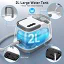 Portable Pressurized Handheld Steam Cleaner for Home, Car, 21 Accessories