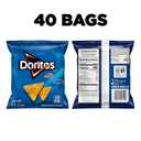 Doritos Cool Ranch Flavored Tortilla Chips, 1 Ounce (Pack of 40) (EXP 11/03/26)