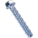 5/16" x 2" Zinc Plated Large Diameter Concrete Screw for Anchoring to Masonry, Concrete, Brick or Block, Quantity 25