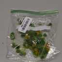 Potanro 126pcs Static Grass Tufts and Miniature Flowers Cluster for Crafts,Diorama Grass Base Supplies,Model Grass Scene Accessories for Train Railroad Scenery Sand Military Terrain Model