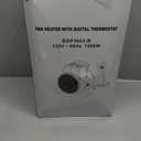 Greenhouse Heater with Thermostat, Outdoor Heaters for Patio, Fast Heating, Overheat Protection, Electric Space Heaters for Winter Plants, Grow Tent, Green House, Flower Room, Garage, Patio