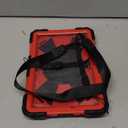 Case for Galaxy Tab A9 Plus Case 11 Inch with Screen Protector/Rotating Stand/Pen Holder, Military Grade Shockproof Cover for Samsung Galaxy A9+/A9 Plus Tablet Case (SM-X210/X216/X218) (Black Red)