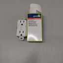 Leviton GFCI Weather-Resistant Outlet, 15 Amp, Self Test, Tamper-Resistant with LED Indicator Light, Outdoor Locations, GFWT1-W, White