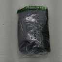 Fanway&EC Women's Short Sleeve V Neck Blouses Ruffle Hem Tie Front Crop Tops Lightweight Basic Summer Tops (X-Large, Black)