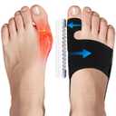 2 Pack Bunion Corrector,Big Toe Straightener for Women & Men, Adjustable, Breathable Splint for Hallux Valgus Pain ReduceDay and Night Use,Fits Left/Right Fee