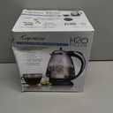 Capresso 259 Water Kettle, 10" x 8.25" x 6.25", Polished Chrome