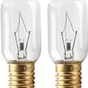 WB36X10003 Bulb 40W 130V Microwave Light Bulb Replacement Compatible with GE General Electric & Hotpoint Microwaves (Pack of 2)